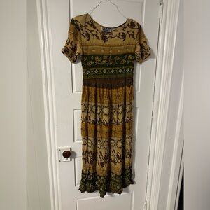Bohemian Multicolor Maxi Dress